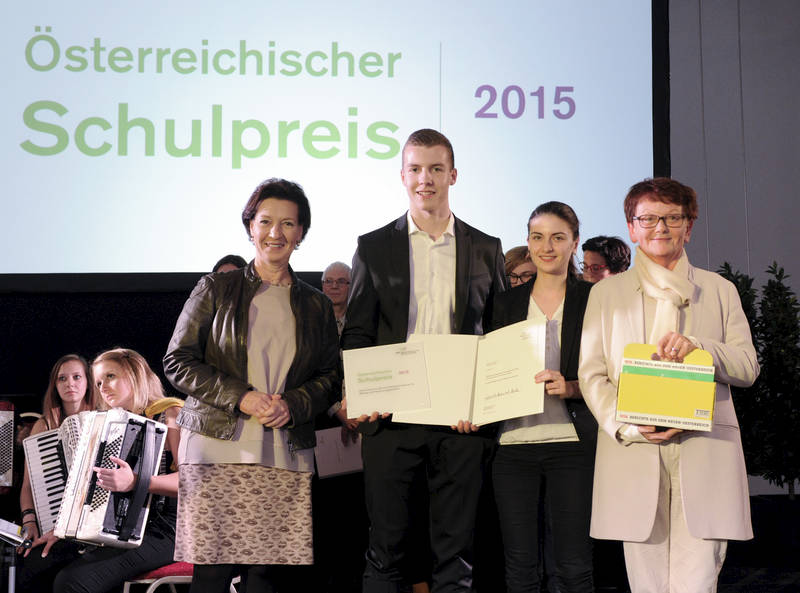 And The Winner Is … Hertha Firnberg Schulen gewinnen den Österreichischen Schulpreis 2015